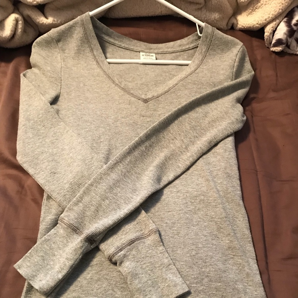 All gray Victoria’s Secret shirt